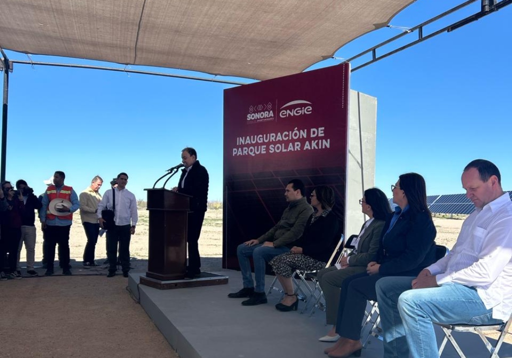 Engie y autoridades estatales de Sonora inauguran Parque Solar Akin